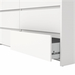Tvilum Next White 6 Drawer Double Dresser