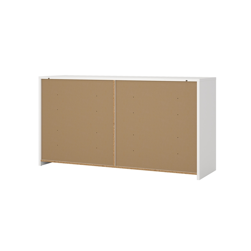 Tvilum Next White 6 Drawer Double Dresser
