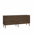 Tvilum Tone Mocha Oak 8 Drawer Double Dresser