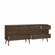 Tvilum Tone Mocha Oak 8 Drawer Double Dresser