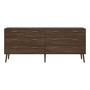 Tvilum Tone Mocha Oak 8 Drawer Double Dresser