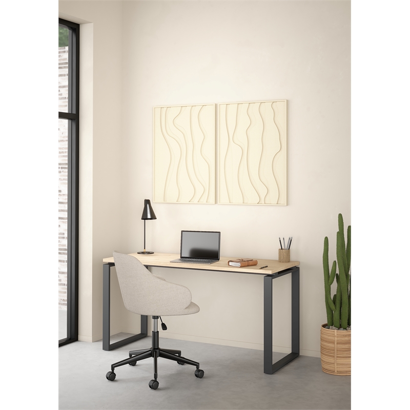 Tvilum Sign  Jackson Hickory/Matte Grey Home Office Writing Office Desk