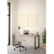 Tvilum Sign  Jackson Hickory/Matte Grey Home Office Writing Office Desk