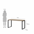 Tvilum Sign  Jackson Hickory/Matte Grey Home Office Writing Office Desk