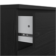 Tvilum Scottsdale Black Woodgrain 3 Drawer Chest