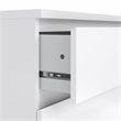 Tvilum Scottsdale White High Gloss 3 Drawer Chest