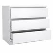 Tvilum Scottsdale White High Gloss 3 Drawer Chest