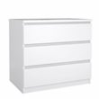 Tvilum Scottsdale White High Gloss 3 Drawer Chest