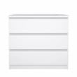 Tvilum Scottsdale White High Gloss 3 Drawer Chest