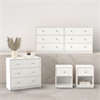 Tvilum Portland White 4-Piece Bedroom Set