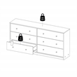 Tvilum Portland Black 4-Piece Bedroom Set