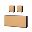 Tvilum Portland Black 3-Piece Bedroom Set