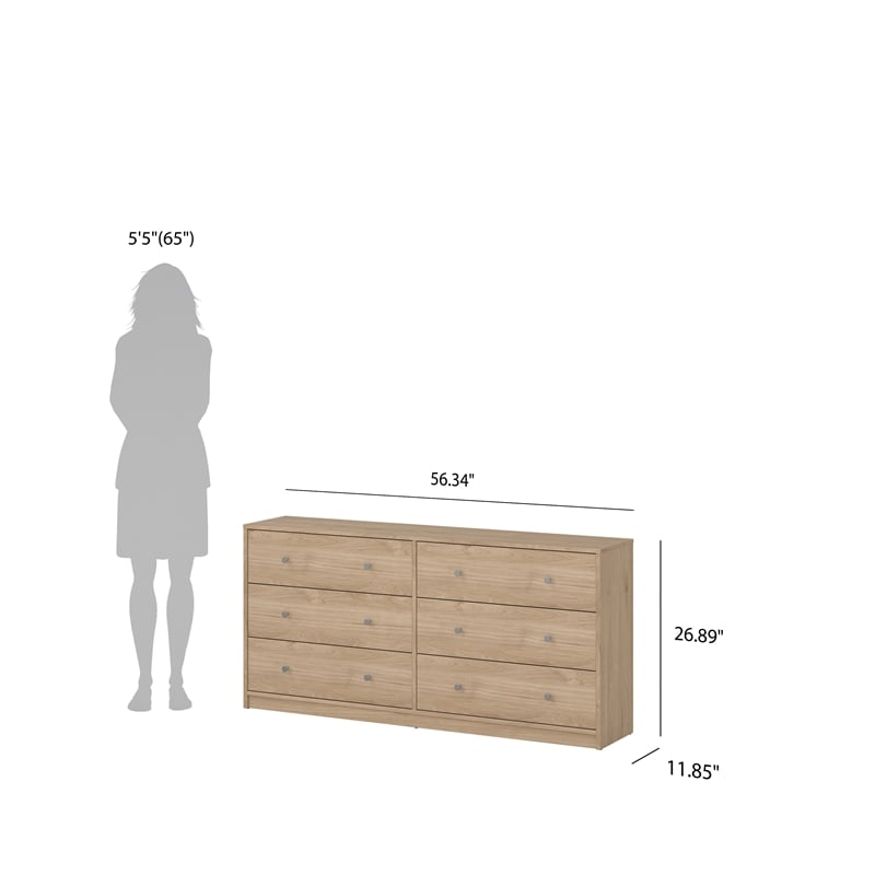 Tvilum Portland Jackson Hickory 3-Piece Bedroom Set