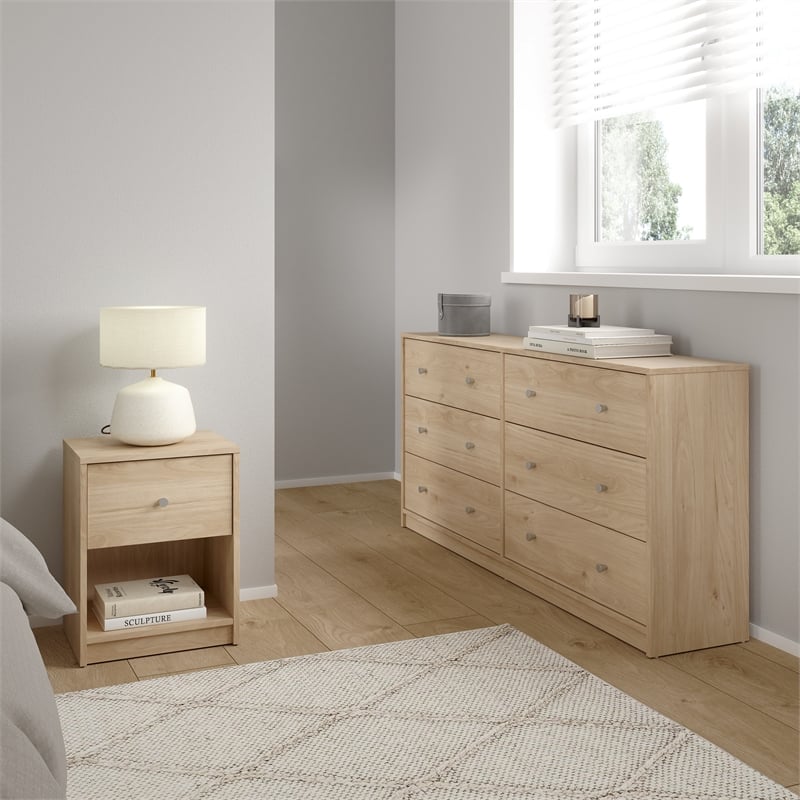 Tvilum Portland Jackson Hickory 3-Piece Bedroom Set