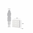 Tvilum Portland White 3-Piece Bedroom Set