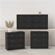 Tvilum Portland Black 3-Piece Bedroom Set