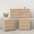 Tvilum Portland Jackson Hickory 3-Piece Bedroom Set