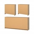 Tvilum Portland Jackson Hickory 3-Piece Bedroom Set