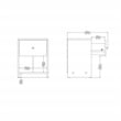 Tvilum Portland White 2-Piece Bedroom Set