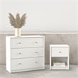 Tvilum Portland White 2-Piece Bedroom Set
