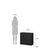 Tvilum Portland Black 2-Piece Bedroom Set - Nightstand And Chest