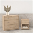 Tvilum Portland Jackson Hickory 2-Piece Bedroom Set - Nightstand And Chest