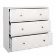 Tvilum Portland White 3-Piece Bedroom Set - Chest And Nightstand Set Of 2