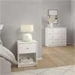 Tvilum Portland White 3-Piece Bedroom Set - Chest And Nightstand Set Of 2