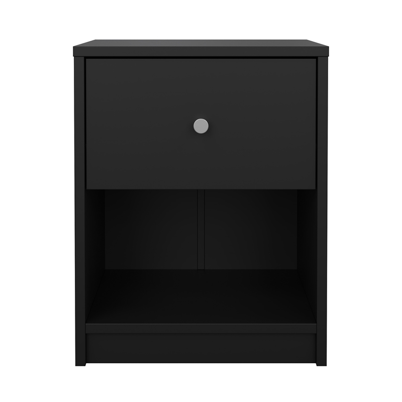 Tvilum Portland Black 3-Piece Bedroom Set - Chest And Nightstand Set Of 2