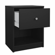 Tvilum Portland Black 3-Piece Bedroom Set - Chest And Nightstand Set Of 2