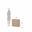 Tvilum Portland Jackson Hickory 3-Piece Bedroom Set