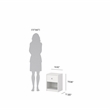 Tvilum Portland White 3-Piece Bedroom Set - Nightstand And Chest Set Of 2
