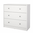 Tvilum Portland White 3-Piece Bedroom Set - Nightstand And Chest Set Of 2