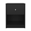 Tvilum Portland Black 3-Piece Bedroom Set - Nightstand And Chest Set Of 2