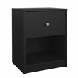 Tvilum Portland Black 3-Piece Bedroom Set - Nightstand And Chest Set Of 2