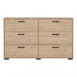Tvilum  Sofia Jackson Hickory 6 Drawer Double Dresser