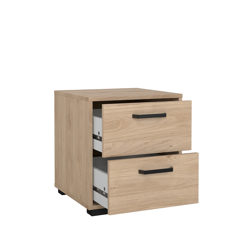 Tvilum  Sofia Jackson Hickory 2 Drawer Nightstand