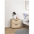 Tvilum  Sofia Jackson Hickory 2 Drawer Nightstand