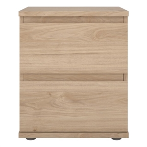 Tvilum  Nova  Jackson Hickory 2 Drawer Nightstand