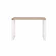 Tvilum Sign Home Office Writing Desk in Jackson Hickory/Matte Gray