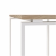 Tvilum Sign Home Office Writing Desk in Jackson Hickory/Matte Gray