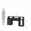 Tvilum Function Plus Matt Grey Gaming Desk