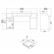 Tvilum Function Plus Matt Grey Gaming Desk