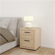 Tvilum Mira  Jackson Hickory 2 Drawer Nightstand - Set of 2