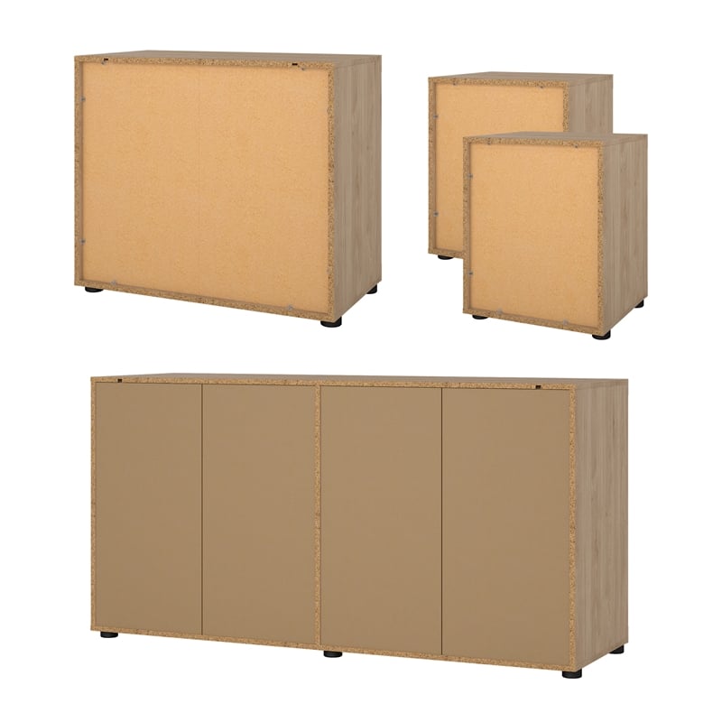 Tvilum Mira  Jackson Hickory 4-Piece Bedroom Set