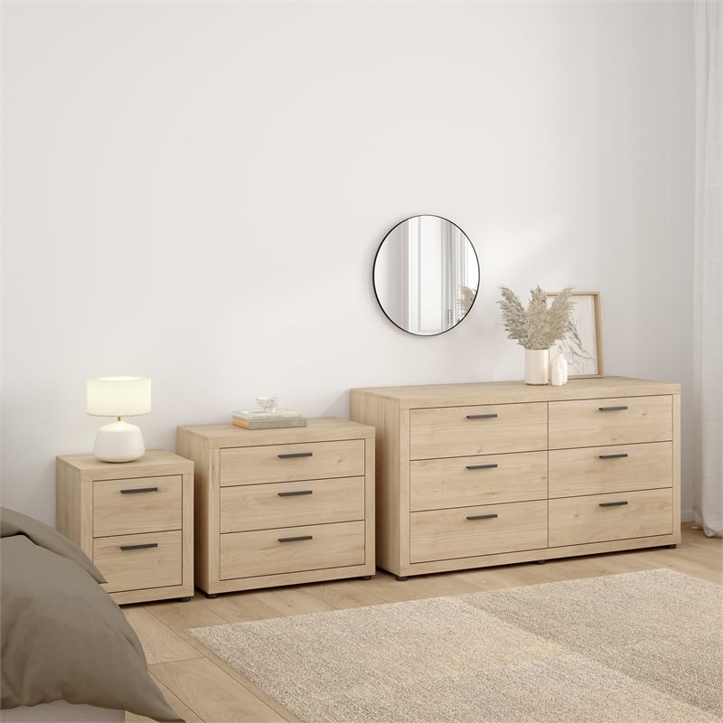 Tvilum Mira  Jackson Hickory 4-Piece Bedroom Set