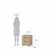 Tvilum Mira Jackson Hickory 6 Drawer Double Dresser + Nightstand Set Of  2
