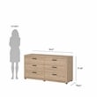 Tvilum Mira  Jackson Hickory 3-Piece Bedroom Set