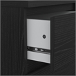 Tvilum Naia Black Woodgrain 4-Piece Bedroom Set