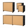 Tvilum Naia Black Woodgrain 4-Piece Bedroom Set